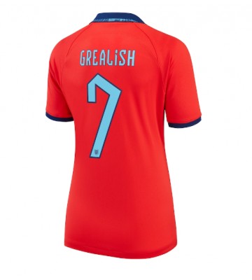 England Jack Grealish #7 Bortatröja Kvinnor VM 2022 Kortärmad